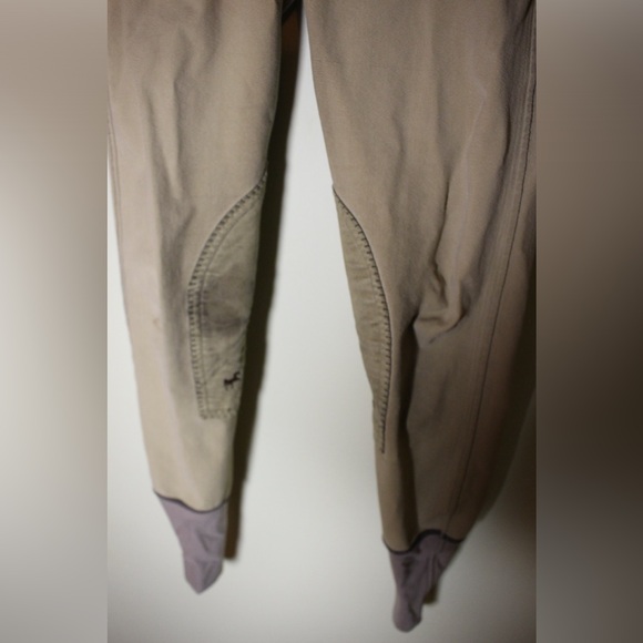 Equine Couture Ladies Blakely Knee Patch Breeches Tan Size 24 - Picture 4 of 8